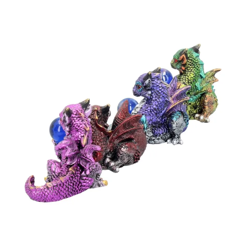 Hatchling Treasures (Set of 4) Dragon Figurines 5.5cm Figurines Small (Under 15cm) 5