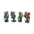 Dragonling Brood (Set of 4) Small Dragon Figurines Figurines Medium (15-29cm) 2