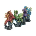 Dragonling Brood (Set of 4) Small Dragon Figurines Figurines Medium (15-29cm) 6