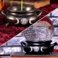 Set of Six Cauldron Bubble Witch Wiccan Incense Stick Burners Homeware 4