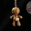 Pack of 12 Dark Curse Voodoo Doll Keyrings Gifts & Games 10