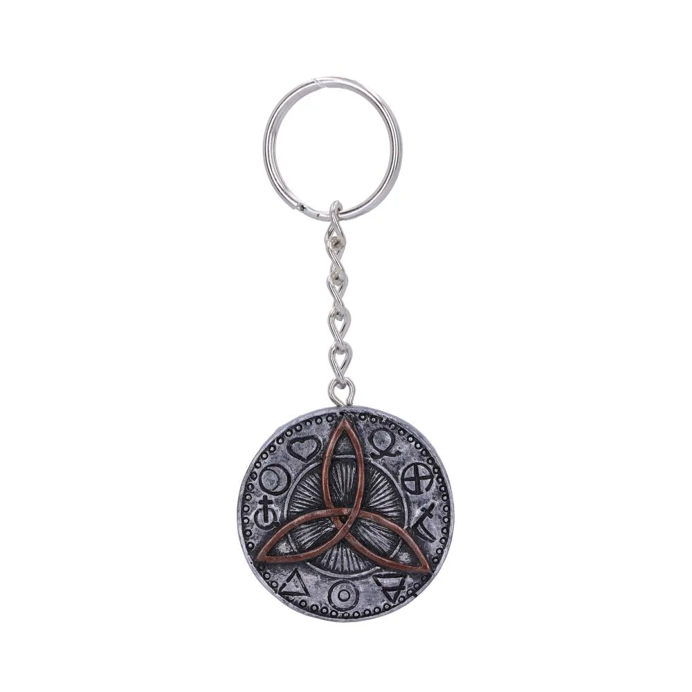 Pack of 12 Dark Gothic Celtic Triquetra Keyrings Gifts & Games
