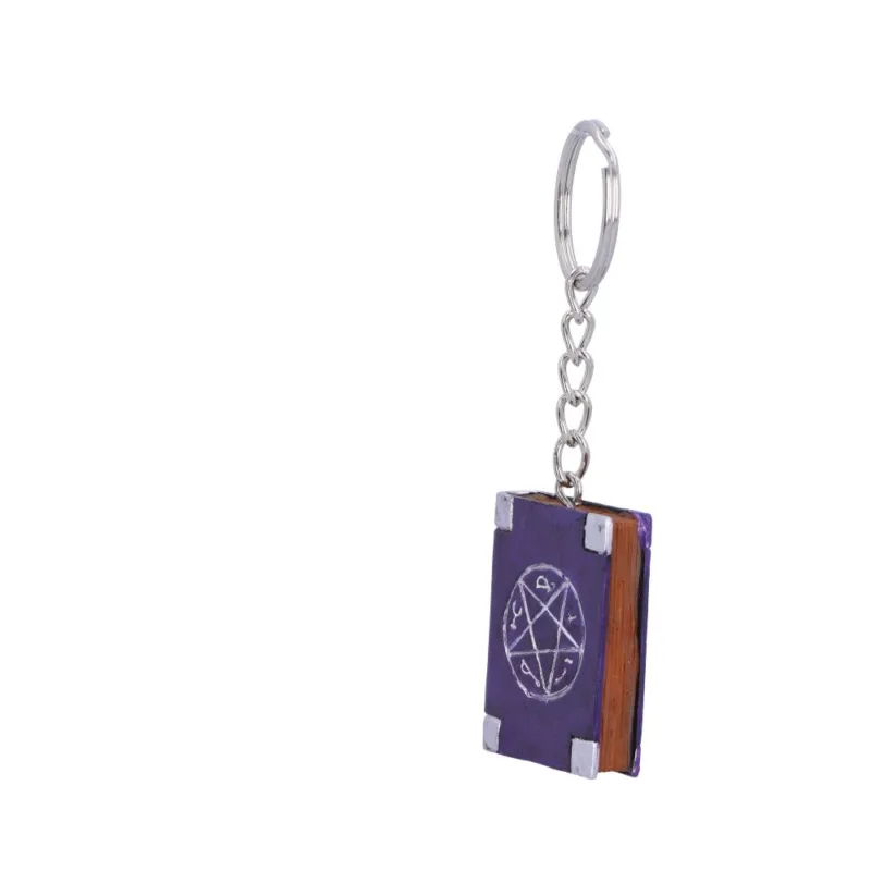 Pack of 12 Witches Grimoire Book of Spells Keyrings Gifts & Games 5
