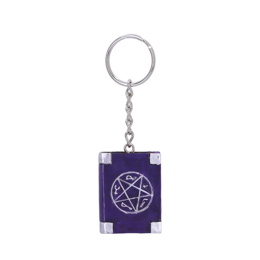 Pack of 12 Witches Grimoire Book of Spells Keyrings Gifts & Games