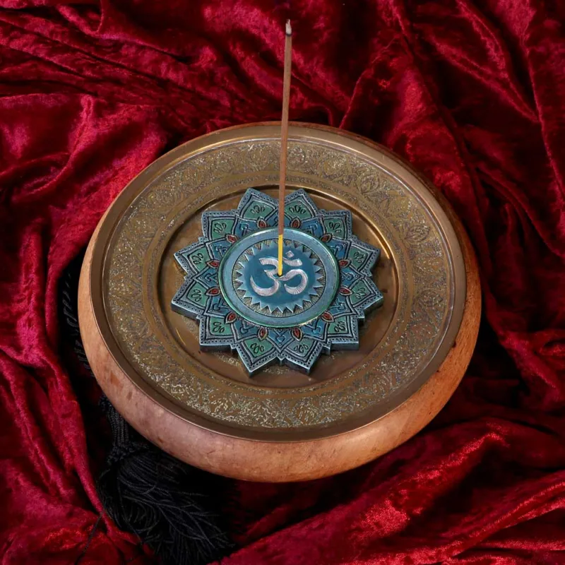 Set of 4 Om Sacred Sound Hindu Symbol Shabda-Brahman Incense Stick Burner Homeware 3