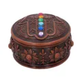 Hamsa’s Chakra Trinket Box (Set of 2) 9.5cm Boxes & Storage 10