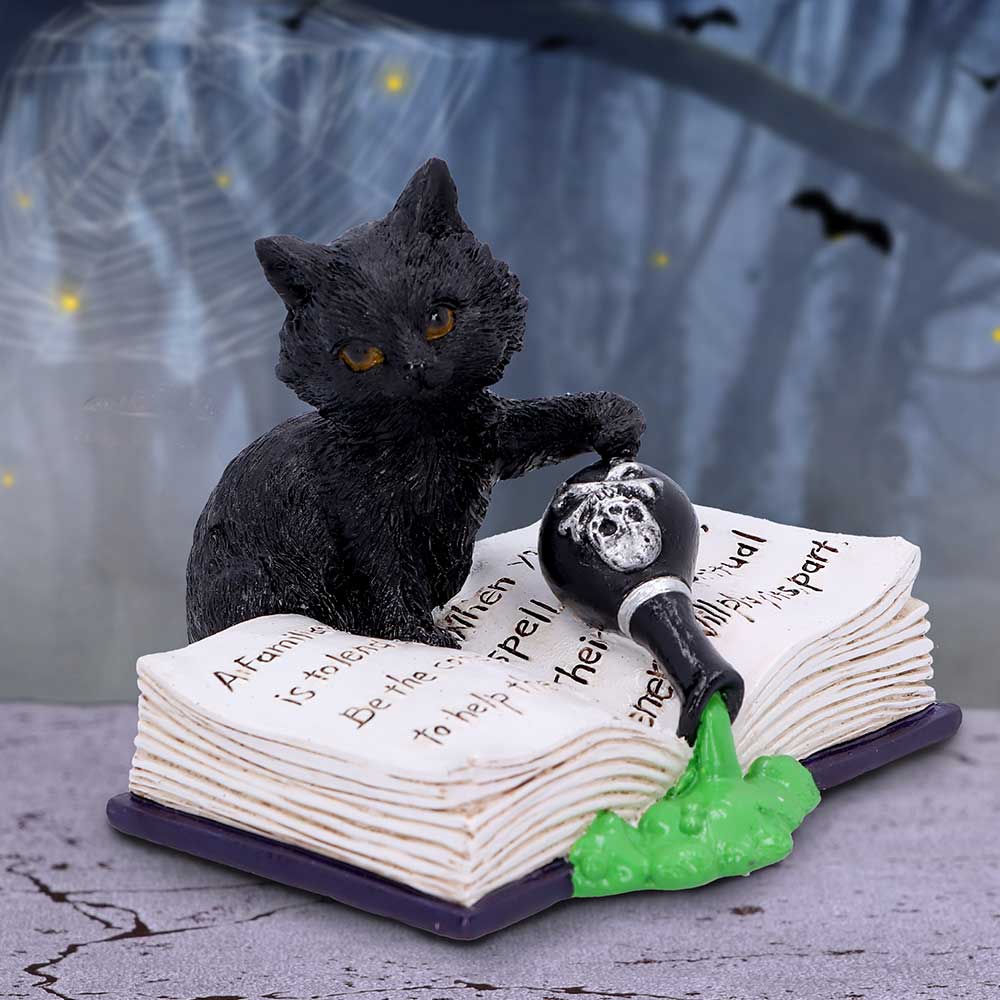 Mischievous Feline Black Cat Ornament 10.5cm Figurines Small (Under 15cm) 2