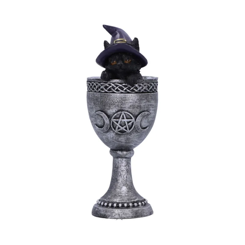 Coven Cup Black Cat Ornament 15.7cm Figurines Medium (15-29cm)