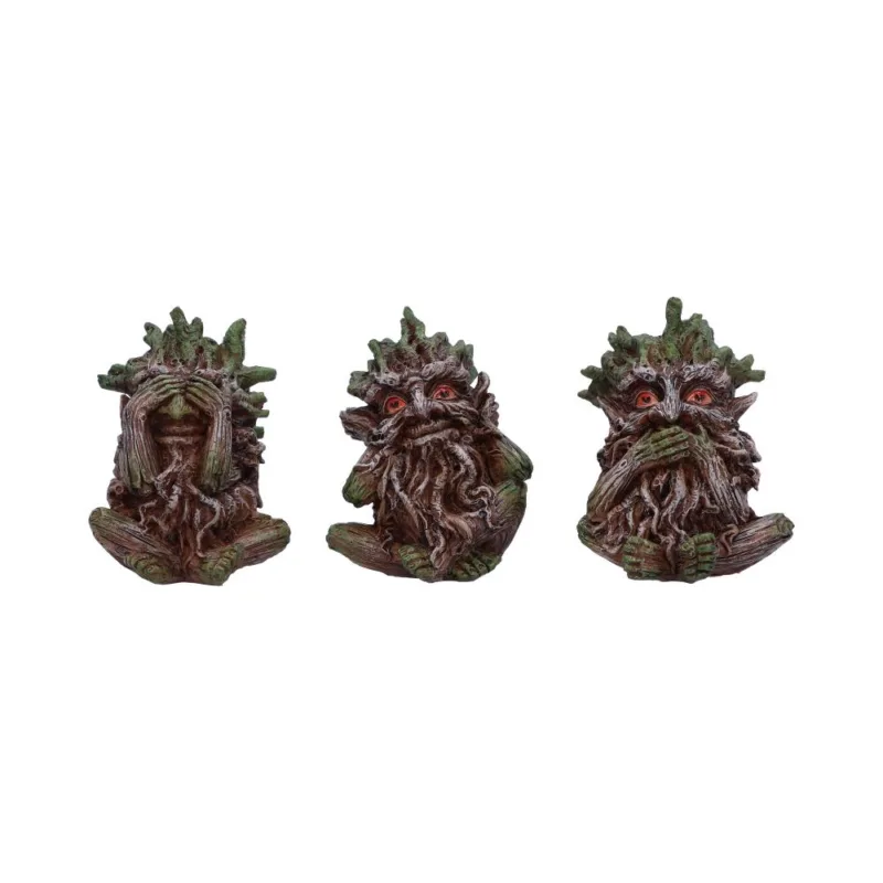 Three Wise Ents Tree Spirit Figurines 10cm Figurines Small (Under 15cm)