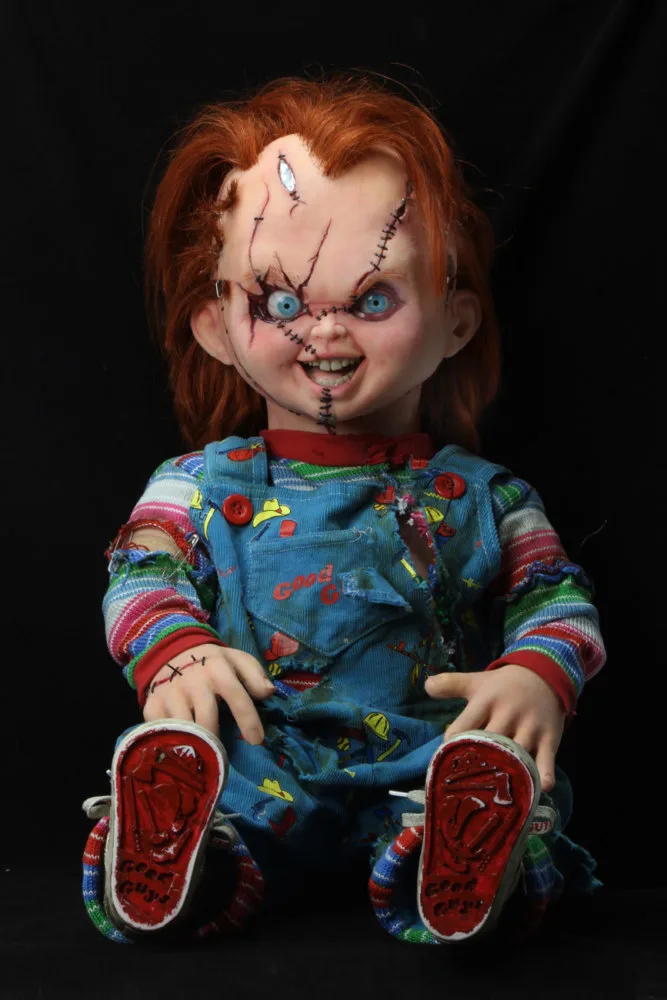 NECA Bride of Chucky Life Size Chucky Doll 1:1 Scale Prop Replica Figurines Extra Large (Over 50cm) 3