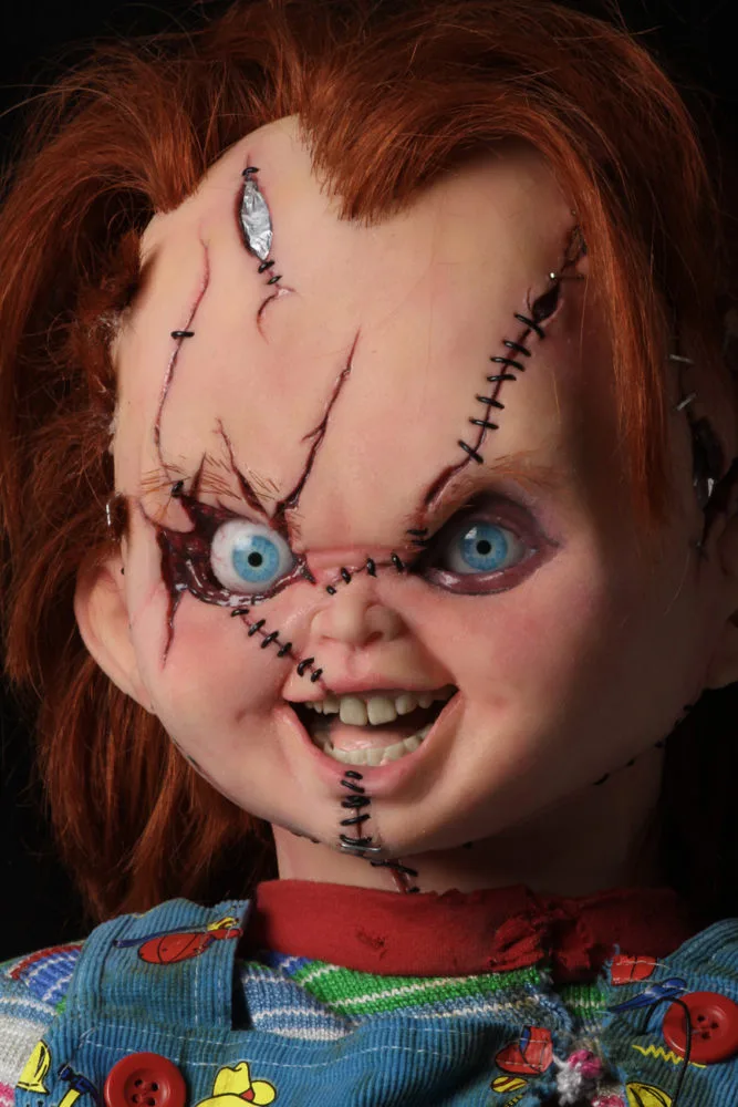 Bride of Chucky Life Size Chucky Doll 1:1 Scale Prop Replica Figurines Extra Large (Over 50cm) 7