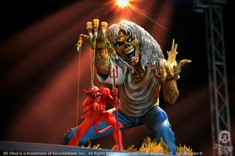 Knucklebonz Rock Iconz 3D Vinyl Iron Maiden The Number of the Beast Statue Knucklebonz Rock Iconz 19