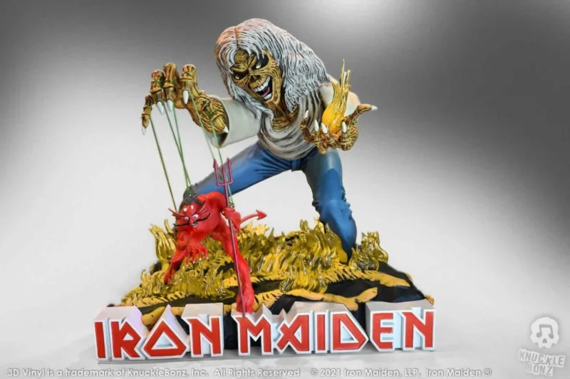 Knucklebonz Rock Iconz 3D Vinyl Iron Maiden The Number of the Beast Statue Knucklebonz Rock Iconz 13