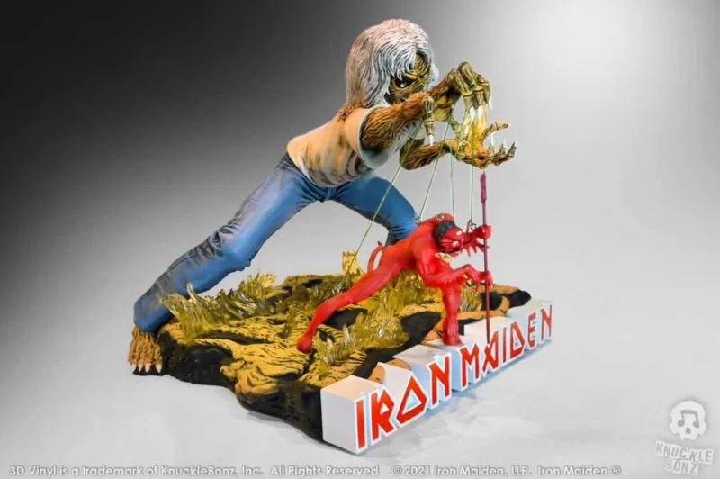Knucklebonz Rock Iconz 3D Vinyl Iron Maiden The Number of the Beast Statue Knucklebonz Rock Iconz 9