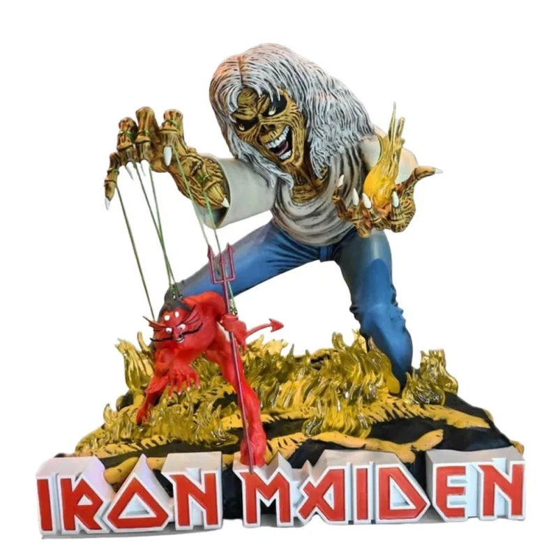 Knucklebonz Rock Iconz 3D Vinyl Iron Maiden The Number of the Beast Statue Knucklebonz Rock Iconz 3