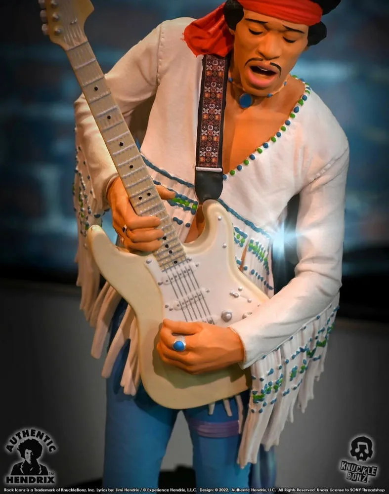 Jimi Hendrix III Statue Knucklebonz Rock Iconz 17