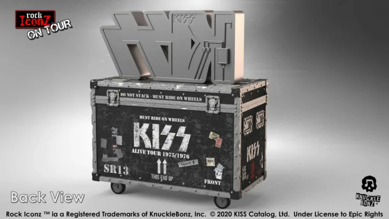 Knucklebonz Rock Iconz KISS Alive Road Case with Stage Sign and Backdrop Set Knucklebonz Rock Iconz 19
