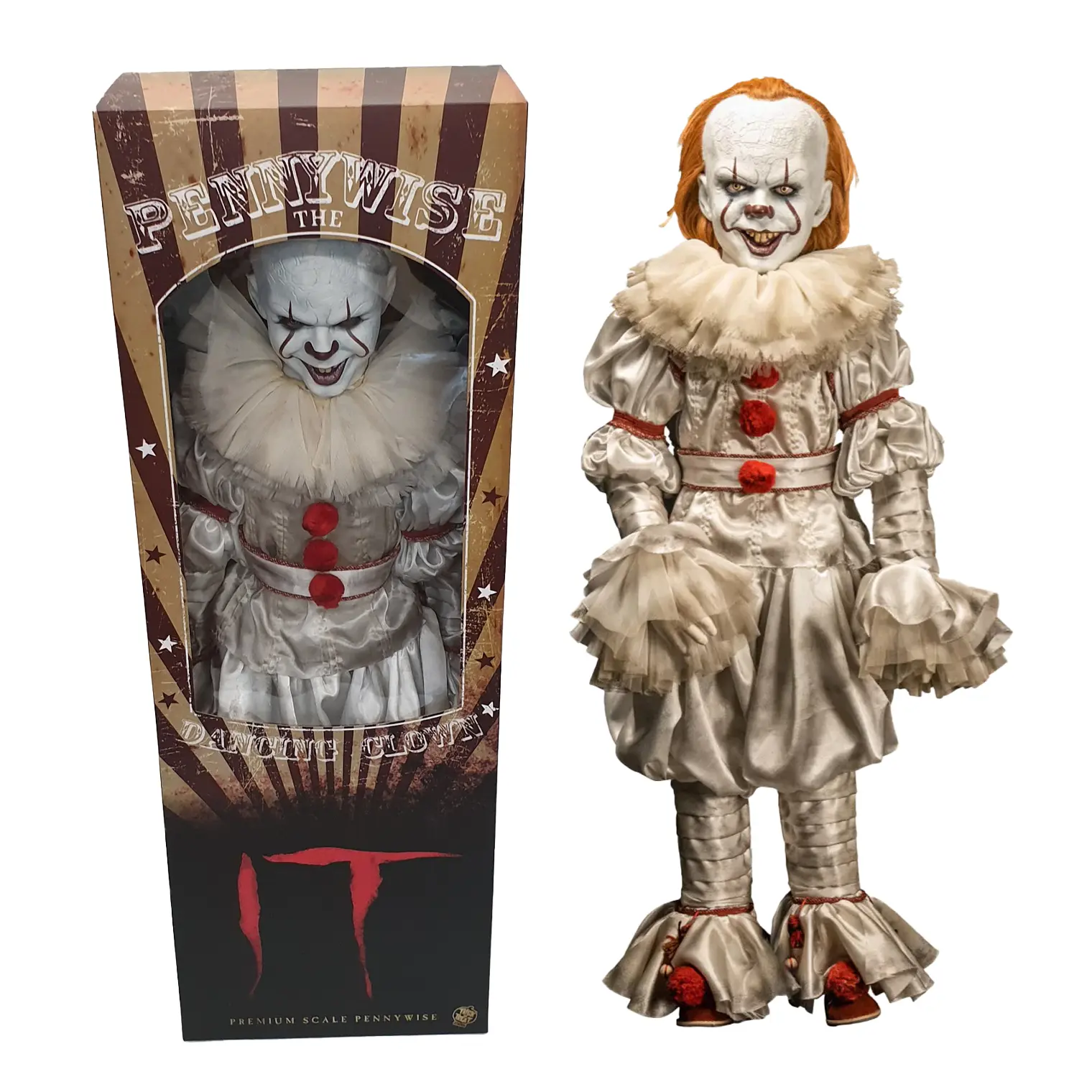 IT Pennywise Premium Scale 50″ Tall Doll Figurines Extra Large (Over 50cm)