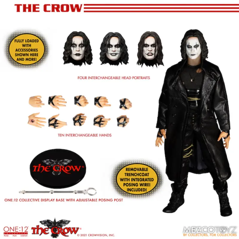 One:12 Collective The Crow Eric Draven Figure One:12 Collective
