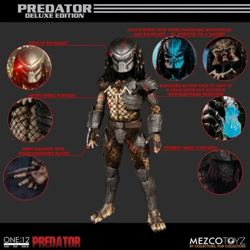 One:12 Collective Deluxe Edition Battle Armour Predator Figure One:12 Collective 5
