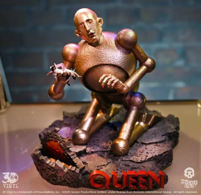 Queen Robot News of the World 3D Vinyl Statue Knucklebonz Rock Iconz 23