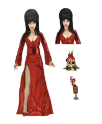 Elvira Mistress of the Dark Red Fright & Boo 8” Clothed Action Figure 8" Figures 2