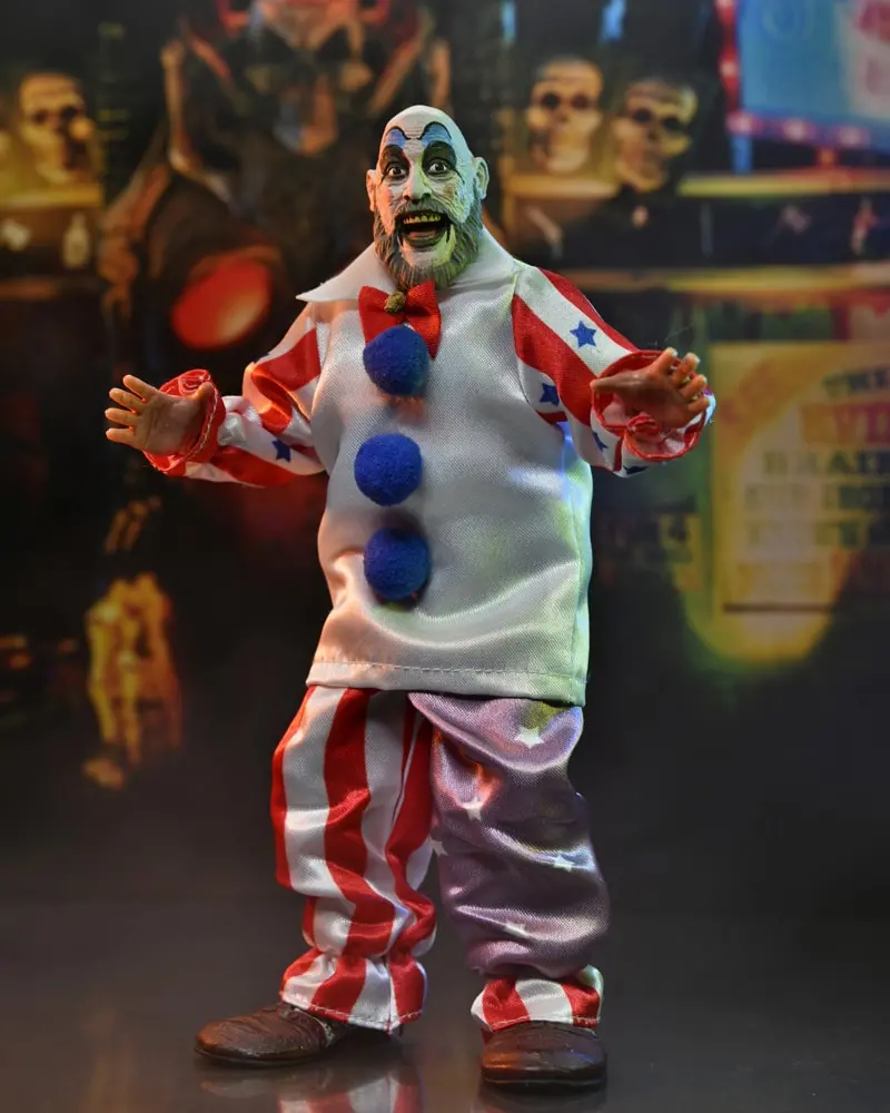 NECA House of 1000 Corpses Captain Spaulding 8 Inch Clothed Action Figure 8" Figures 17 NECA House of 1000 Corpses Captain Spaulding 8 Inch Clothed Action Figure 8" Figures 17