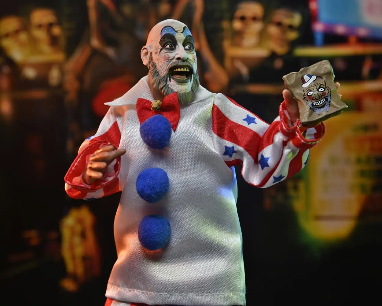 NECA House of 1000 Corpses Captain Spaulding 8 Inch Clothed Action Figure 8" Figures 13 NECA House of 1000 Corpses Captain Spaulding 8 Inch Clothed Action Figure 8" Figures 13