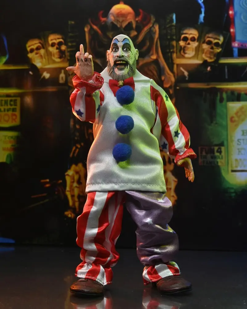 NECA House of 1000 Corpses Captain Spaulding 8 Inch Clothed Action Figure 8" Figures 9 NECA House of 1000 Corpses Captain Spaulding 8 Inch Clothed Action Figure 8" Figures 9
