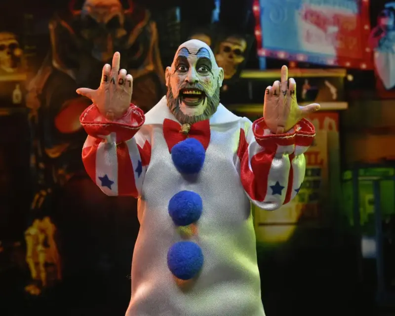 NECA House of 1000 Corpses Captain Spaulding 8 Inch Clothed Action Figure 8" Figures 7