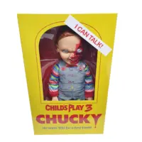 MDS Mega Scale Child’s Play 3 15″ Talking Pizza Face Chucky Figure MDS Mega Scale 2