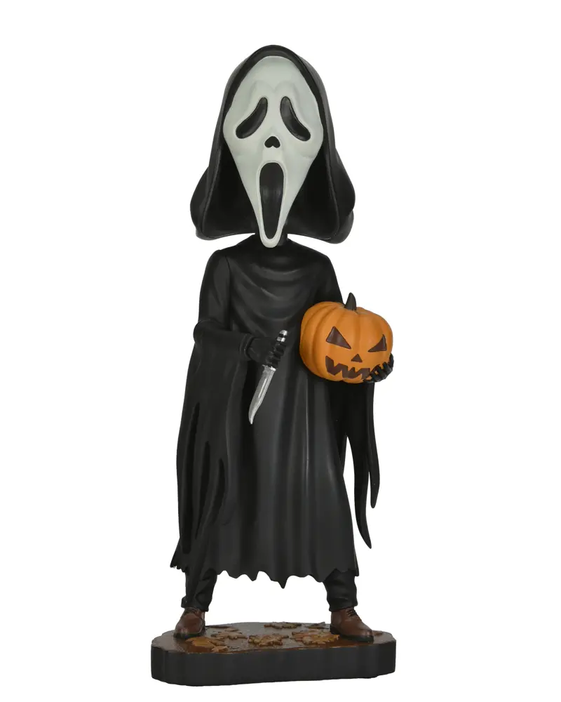 Scream Ghostface with Pumpkin Head Knocker Bobbleheads 3