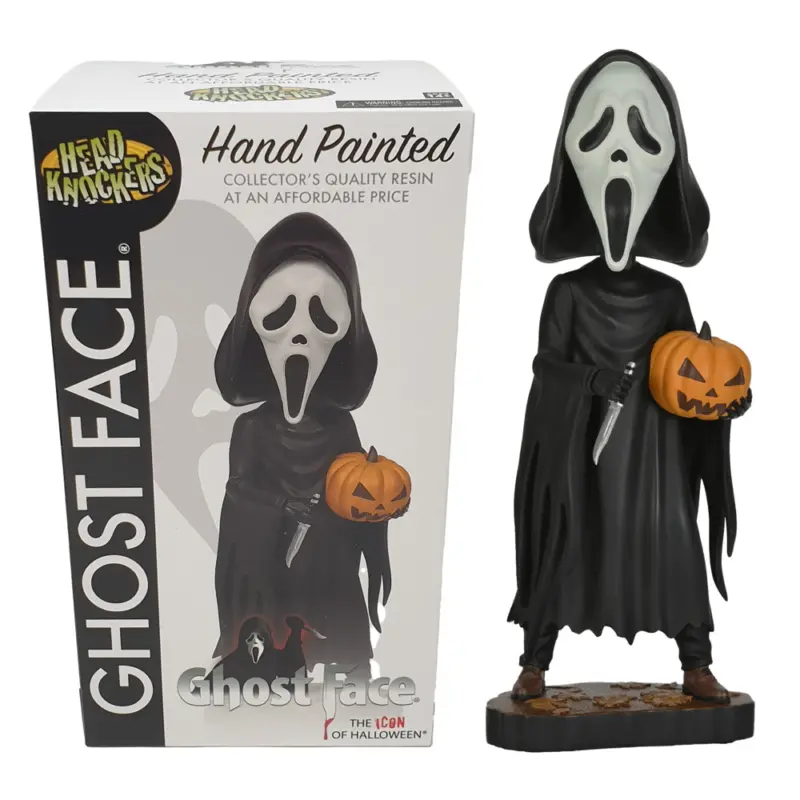 Scream Ghostface with Pumpkin Head Knocker Bobbleheads 17