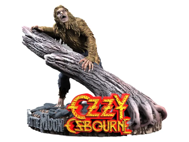 Ozzy Osbourne Bark at the Moon Statue Knucklebonz Rock Iconz 3