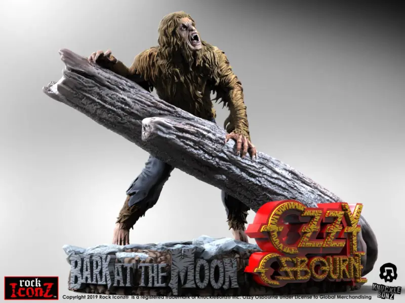 Ozzy Osbourne Bark at the Moon Statue Knucklebonz Rock Iconz 15