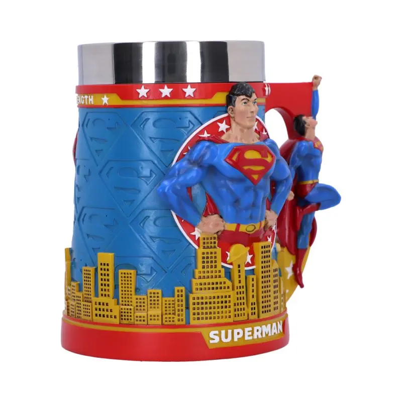Superman Man of Steel City Skyline Tankard 15.5cm Homeware 7