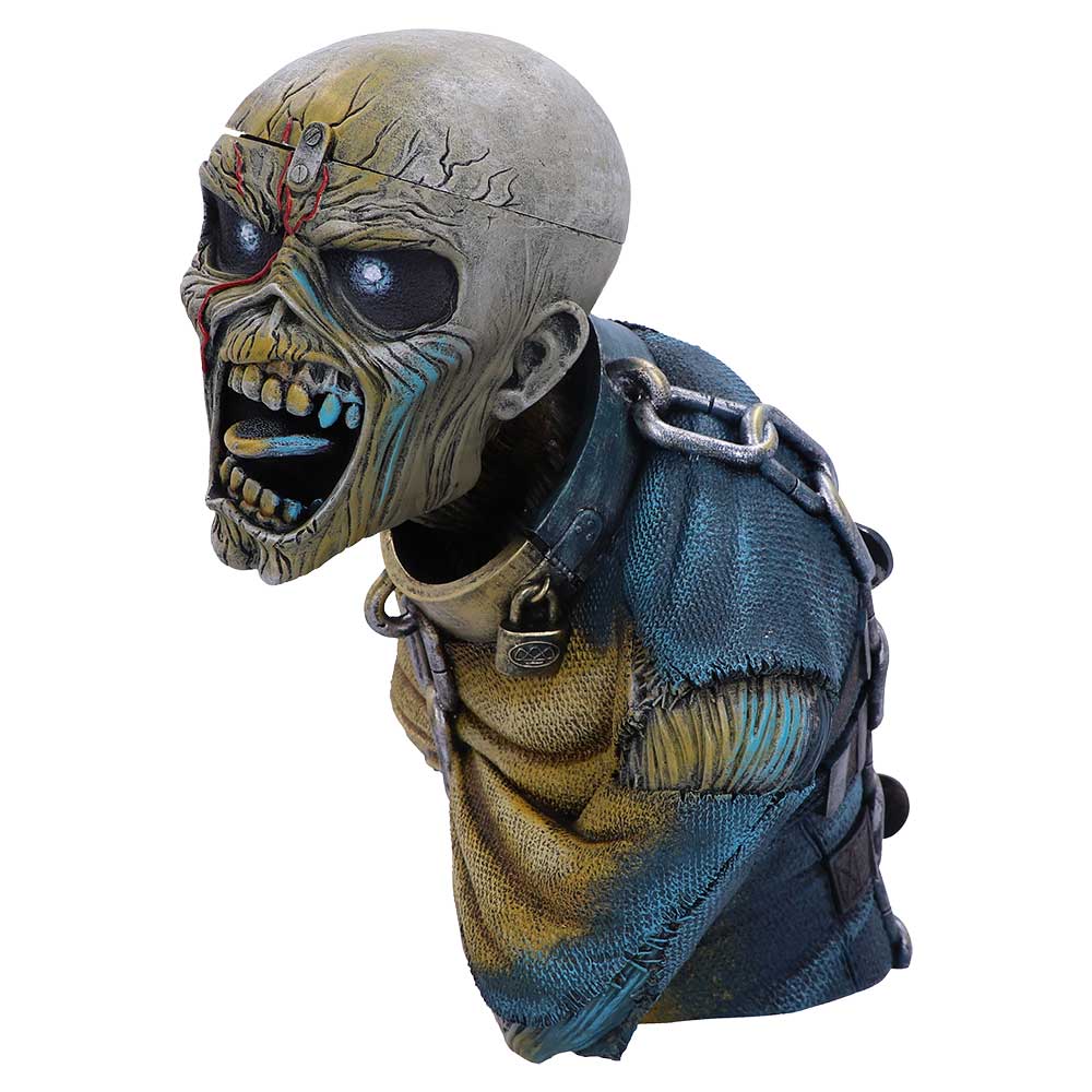 Iron Maiden Piece of Mind Eddie Bust With Trinket Box Compartment (Small) 12cm Boxes & Storage 7 Iron Maiden Piece of Mind Eddie Bust With Trinket Box Compartment (Small) 12cm Boxes & Storage 7