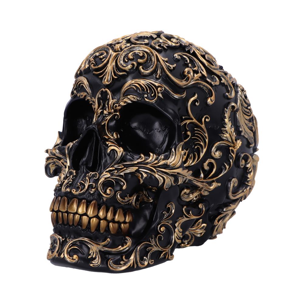 Nemesis Now Renaissance Black and Gold Skull 19cm Figurines Medium (15-29cm) 11 Nemesis Now Renaissance Black and Gold Skull 19cm Figurines Medium (15-29cm) 11