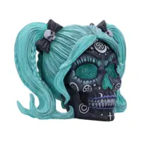 Nemesis Now Drop Dead Gorgeous – Cute and Cosmic Witchy Doll Skull 19.5cm Figurines Medium (15-29cm)