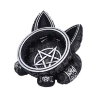 Nemesis Now Black Cat Magic Trinket Bowl 16cm Boxes & Storage 2