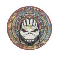 Iron Maiden Book of Souls Tribal Pattern Wall Plaque 29cm Home Décor