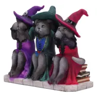 Three Wise Witchy Kittys Ornament 15.3cm Figurines Medium (15-29cm) 2