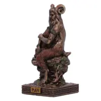 Pan (Mini) Figurine in Bronze 8.3cm Figurines Small (Under 15cm) 2