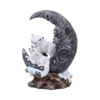 Nemesis Now Lunar Companions Wolves Moon Figurine 19.3cm Figurines Medium (15-29cm) 2