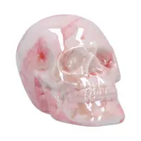 Marbellum Pink Marble Skull (Small) 7cm Figurines Small (Under 15cm)
