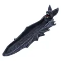 Night Wing Gothic Bat Incense Burner 29cm Homeware 8