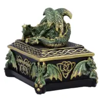 Emerald Hoard Dragon Box 13.5cm Boxes & Storage 2
