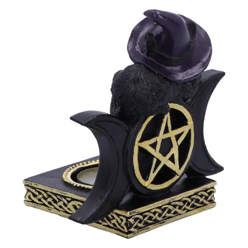 Black Magic Cat Tea Light Holder 11.2cm Candles & Holders 5