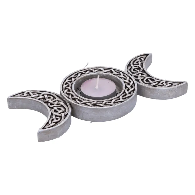 Triple Moon Spiritual Tea Light Holder 17.5cm Candles & Holders 5