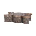 Triple Moon Bronze Trinket Box 18.5cm Boxes & Storage 2
